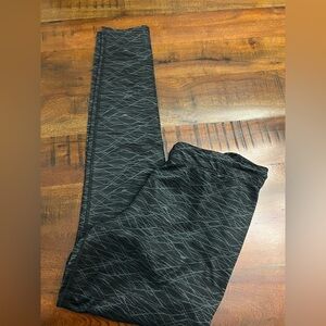 Nike Pro Combat Dri-Fit Compression Leggings Women’s Large – Black Gray Print